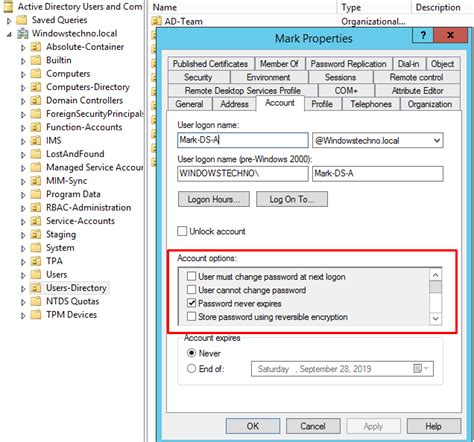 UserAccountControl property flags 